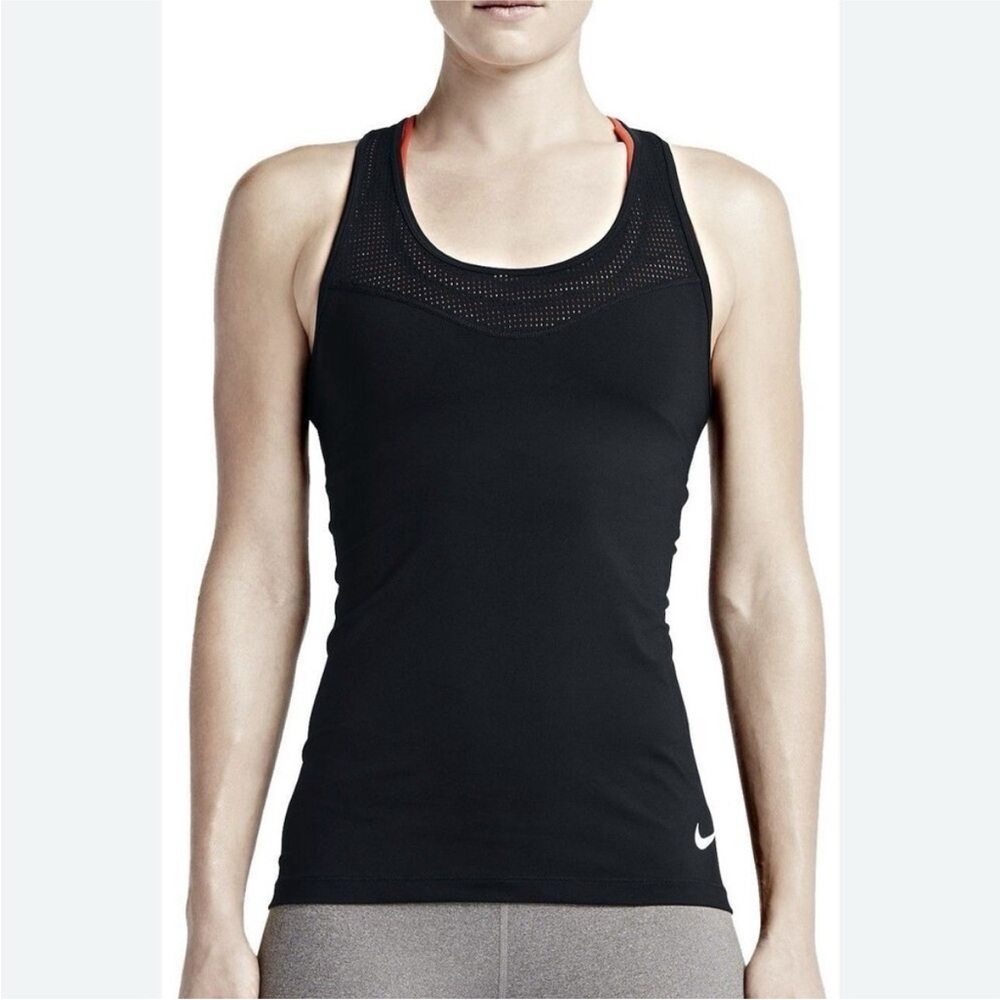 Nike Pro racer back black tank size XS dri fit